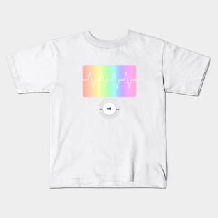 rainbow ipod Kids T-Shirt